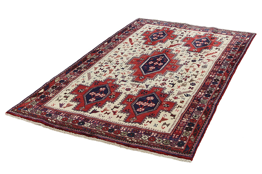 Afshar - Sirjan Tapis Persan 247x148 - Image 2