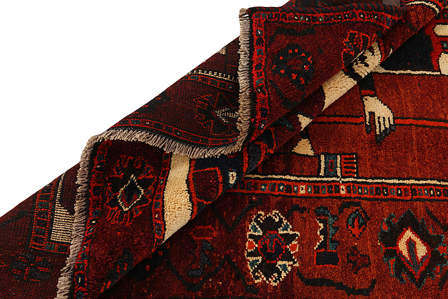 Bakhtiar - Qashqai Tapis Persan 370x146 - Image 4