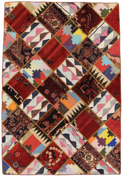 Patchwork Tapis Persan 216x148