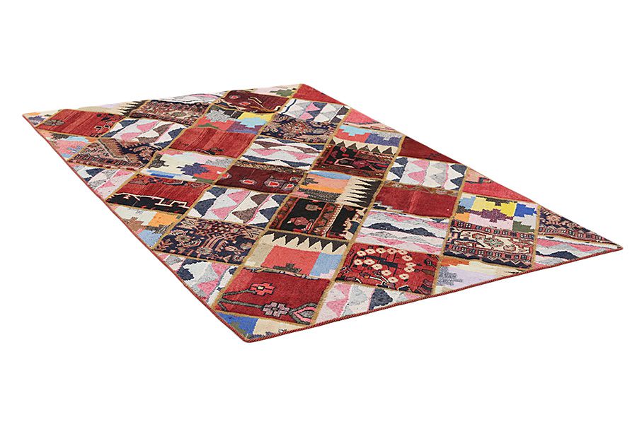 Patchwork Tapis Persan 216x148 - Image 1