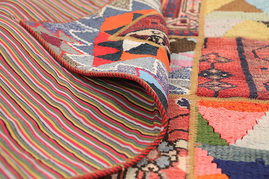 Patchwork Tapis Persan 205x157 - Image 3