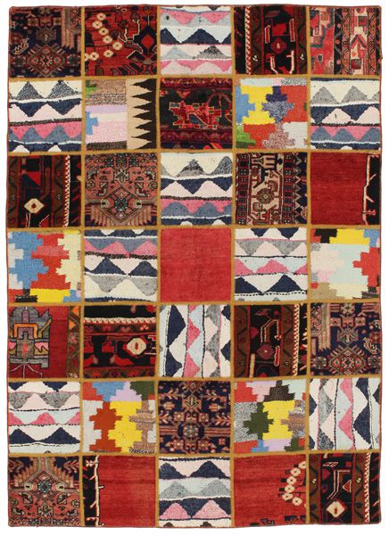 Patchwork Tapis Persan 212x152