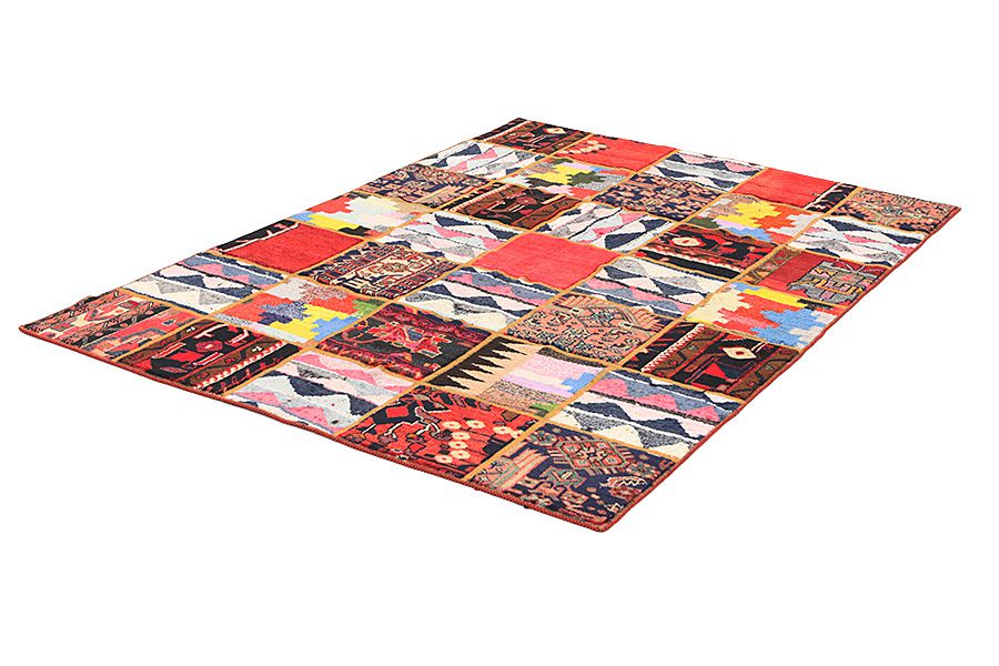 Patchwork Tapis Persan 212x152 - Image 2