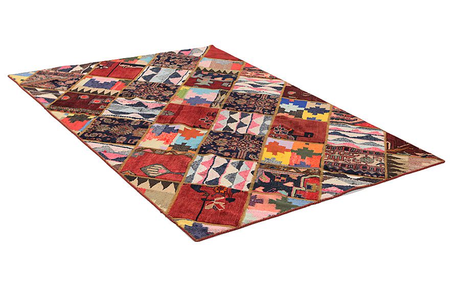 Patchwork Tapis Persan 216x148 - Image 1