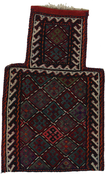 Qashqai - Saddle Bag Tapis Persan 52x31