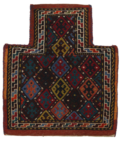 Qashqai - Saddle Bag Tapis Persan 44x39