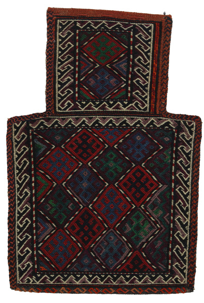 Qashqai - Saddle Bag Tapis Persan 51x35