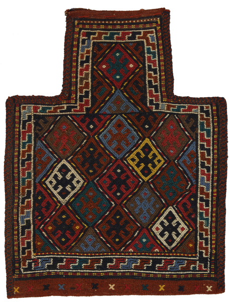 Qashqai - Saddle Bag Tapis Persan 51x39