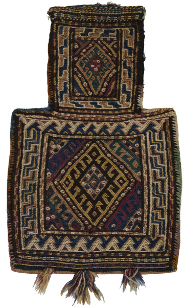 Qashqai - Saddle Bag Tapis Persan 55x35
