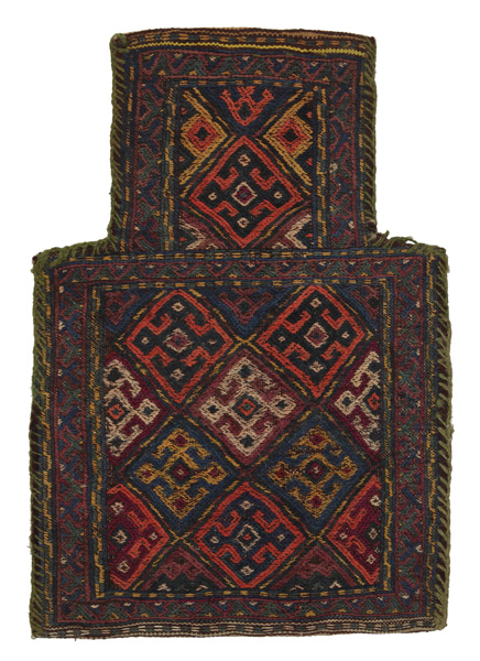 Qashqai - Saddle Bag Tapis Persan 49x34