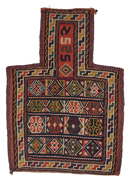 Qashqai - Saddle Bag Tapis Persan 52x37