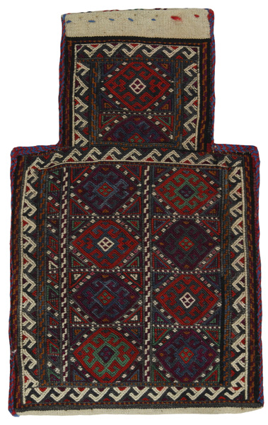 Qashqai - Saddle Bag Tapis Persan 45x28