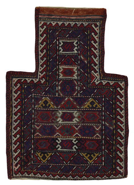 Qashqai - Saddle Bag Tapis Persan 51x36