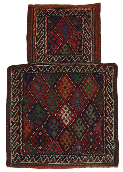 Qashqai - Saddle Bag Tapis Persan 49x34