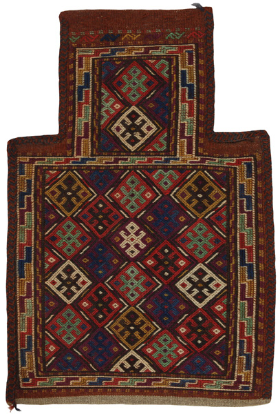 Qashqai - Saddle Bag Tapis Persan 52x35