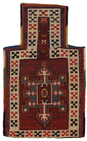 Qashqai - Saddle Bag Tapis Persan 50x31
