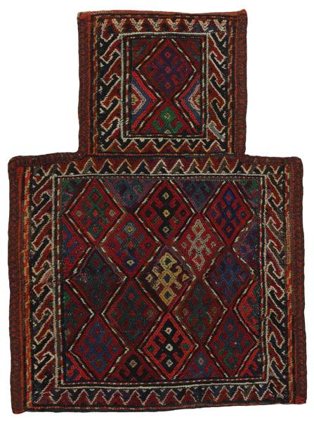 Qashqai - Saddle Bag Tapis Persan 50x37