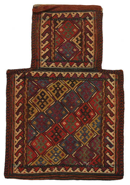 Qashqai - Saddle Bag Tapis Persan 52x35