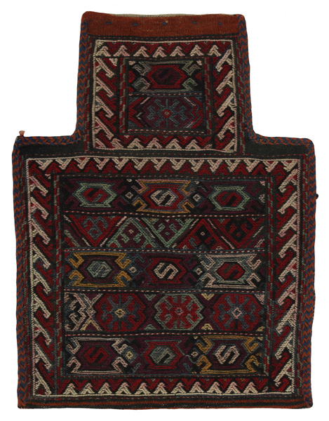 Qashqai - Saddle Bag Tapis Persan 46x35