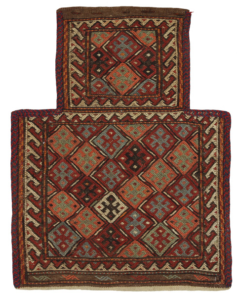 Qashqai - Saddle Bag Tapis Persan 48x37