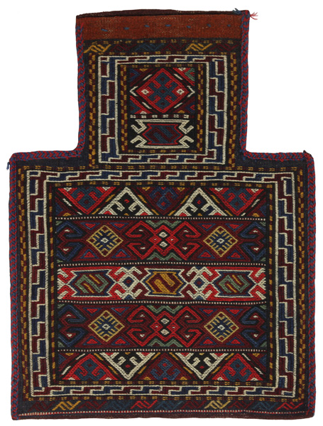 Qashqai - Saddle Bag Tapis Persan 48x36