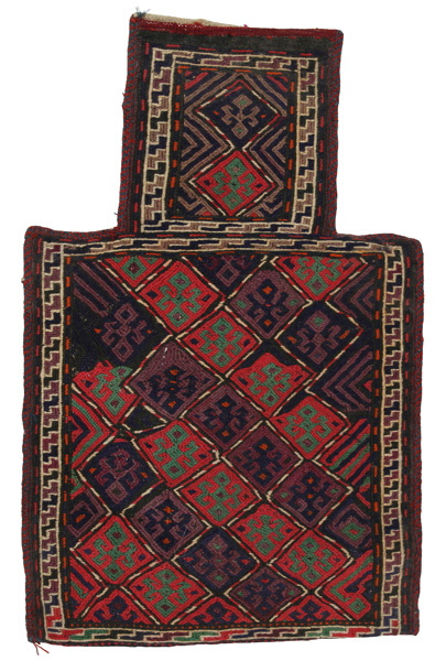 Qashqai - Saddle Bag Tapis Persan 59x38
