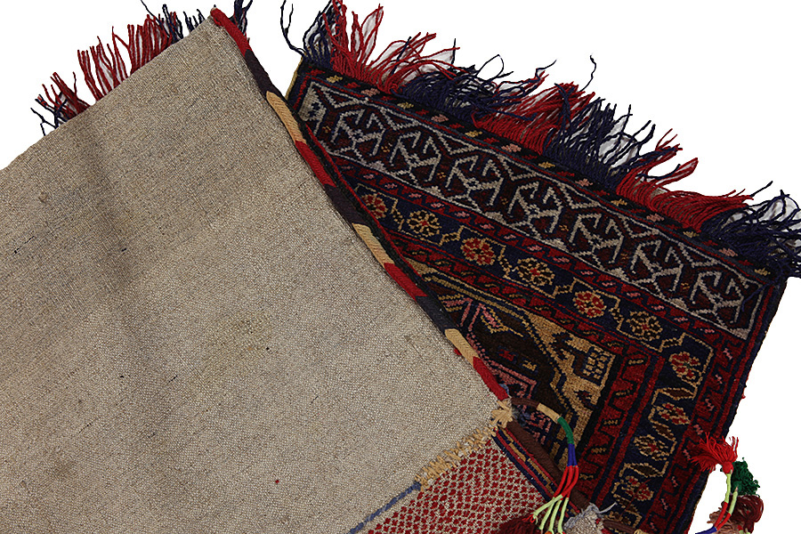 Turkaman - Saddle Bag Tissé Afghan 106x50 - Image 1