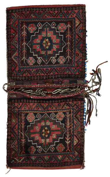 Qashqai - Saddle Bag Tapis Persan 144x68