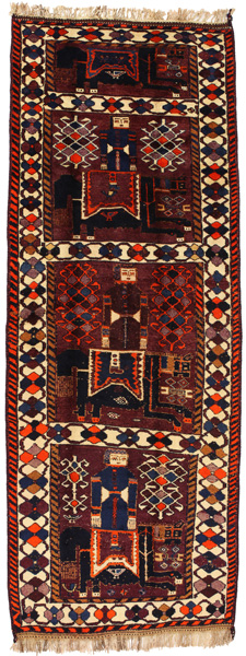 Bakhtiar - Qashqai Tapis Persan 401x148