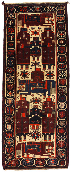 Bakhtiar - Qashqai Tapis Persan 364x145