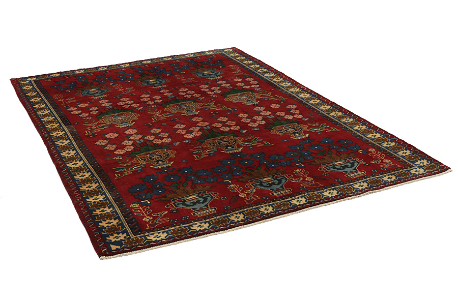 Afshar - Sirjan Tapis Persan 284x206 - Image 1