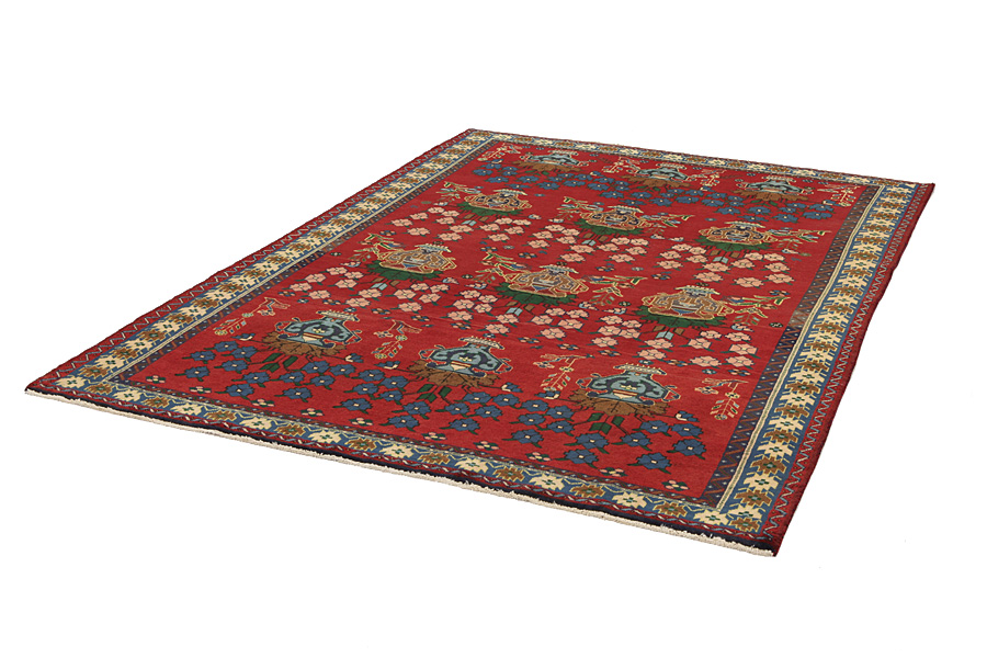 Afshar - Sirjan Tapis Persan 284x206 - Image 2