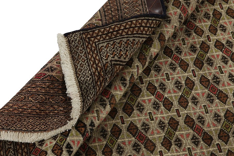 Boukhara - Turkaman Tapis Persan 185x134 - Image 4