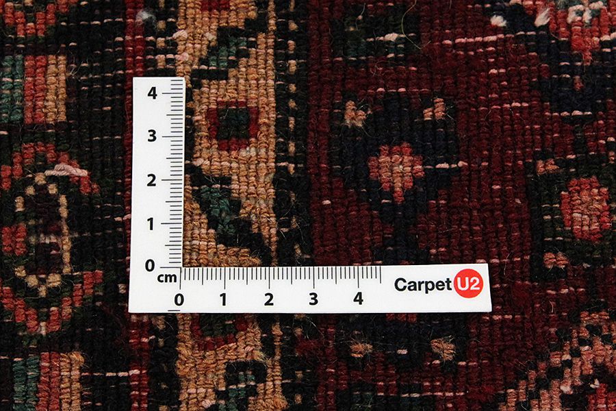 Senneh - Kurdi Tapis Persan 137x130 - Image 3