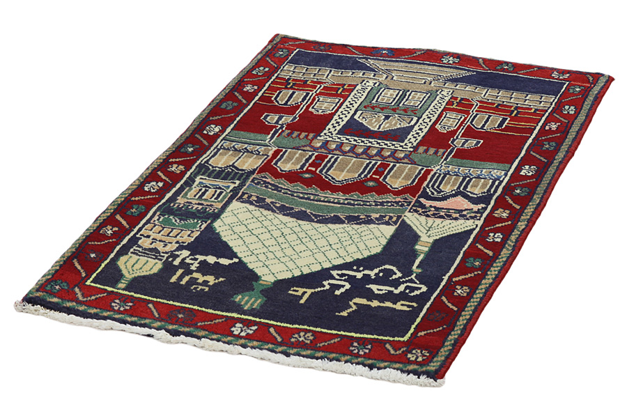 Bidjar Tapis Persan 101x68 - Image 2