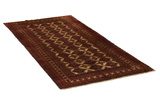 Turkaman - old Tapis Persan 205x100 - Image 1