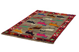 Gabbeh - Qashqai Tapis Persan 170x108 - Image 2