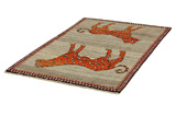 Gabbeh - Qashqai Tapis Persan 196x122 - Image 2