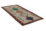 Qashqai - Gabbeh Tapis Persan 240x115 - Image 1
