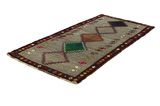 Qashqai - Gabbeh Tapis Persan 240x115 - Image 2