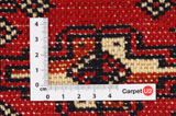 Yomut - Boukhara Tapis Persan 134x138 - Image 4