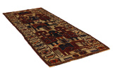 Bakhtiar - Qashqai Tapis Persan 359x138 - Image 1