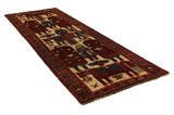 Bakhtiar - Qashqai Tapis Persan 397x135 - Image 1