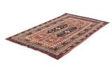 Afshar - old Tapis Persan 220x125 - Image 2