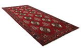 Boukhara - Turkaman Tapis Persan 404x175 - Image 1