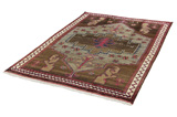 Gabbeh - Qashqai Tapis Persan 198x143 - Image 2